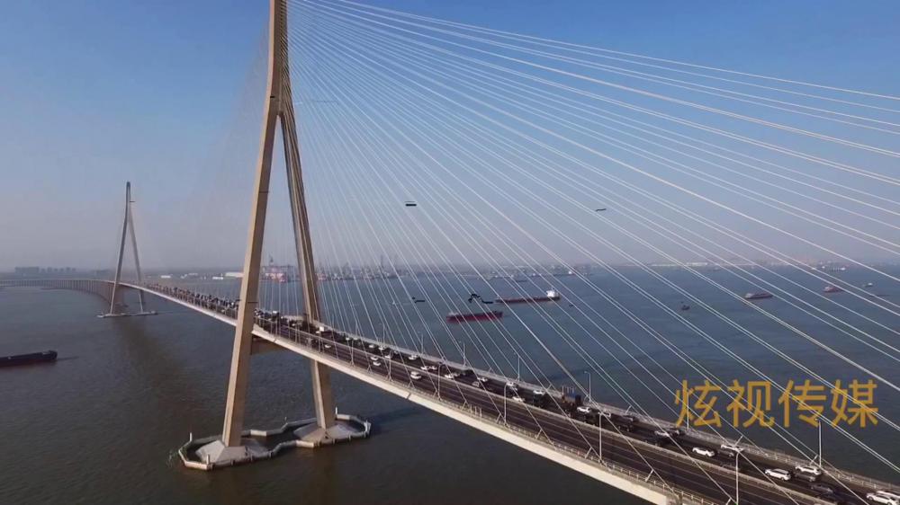 苏通大桥五一大流量拍摄花絮